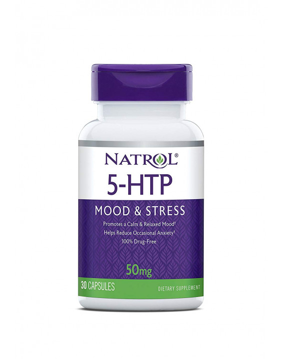 Natrol Suplemento 5-HTP 50mg (30 Cápsulas)