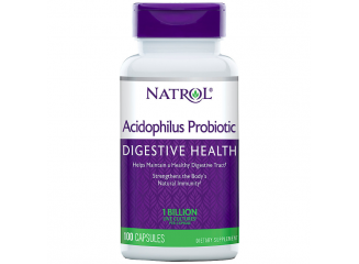 Natrol Suplemento Probiótico para Digestão Acidosphilus Probiotic (100 Cápsulas)
