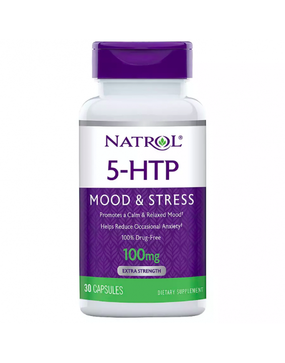 Natrol Suplemento 5-HTP 100mg (30 Cápsulas)