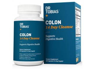 Dr. Tobias Suplemento para Desintoxicação Limpeza do Cólon em14 Dias