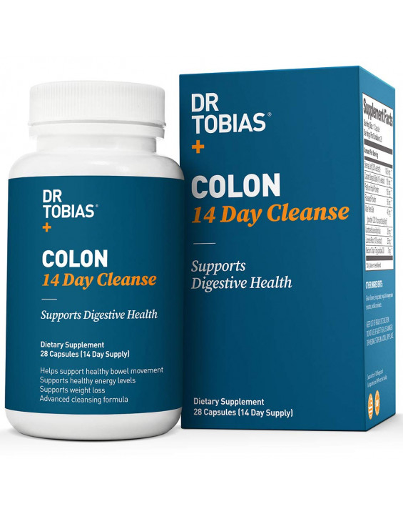 Dr. Tobias Suplemento para Desintoxicação Limpeza do Cólon em14 Dias