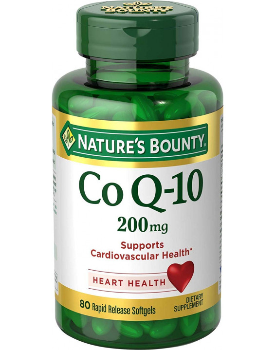 Nature's Bounty Suplemento Coenzima Q10 Co Q-10 200mg (75 Cápsulas) Nature's Bounty Suplemento Coenzima Q10 Co Q-10 200mg (75 Cápsulas)