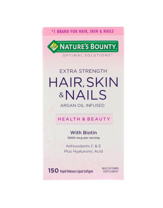Nature's Bounty Suplemento Hair, Skin & Nails (150 Cápsulas)