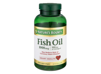 Nature's Bounty Suplemento de Omega 3 Óleo de Peixe Fish Oil 1000mg (220 Cápsulas)