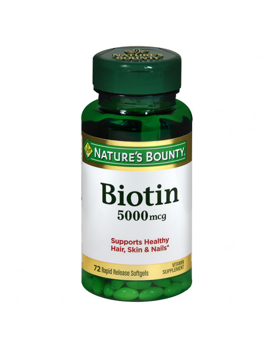Nature's Bounty Suplemento Biotin 5000mcg (120 Cápsulas) Nature's Bounty Suplemento Biotin 5000mcg (120 Cápsulas)