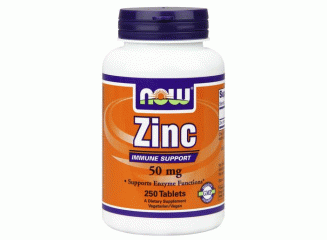Now Foods Suplemento Zinc Gluconato de Zinco 50mg (250 Cápsulas)