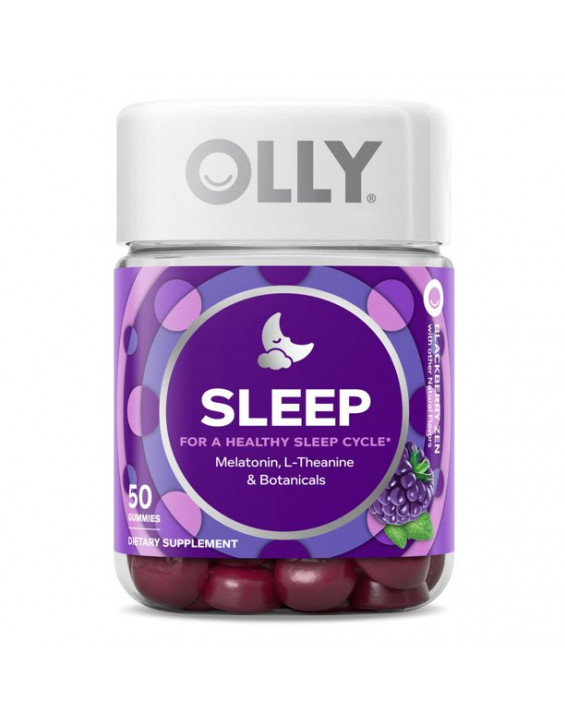 Olly Suplemento de Melatonina em Balas Gummies Sleep 3mg (Contém 50)