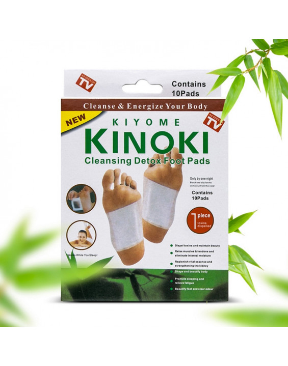 Kiyome Kinoki Adesivo Detox para os Pés KINOKI (Contém 10)