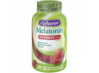 Vitafusion Suplemento de Melatonina em Balas Gummies 10mg (Contém 100) Vitafusion Suplemento de Melatonina em Balas Gummies 10mg (Contém 100)