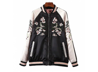 BYDI Jaqueta Bomber Dupla Face Floral