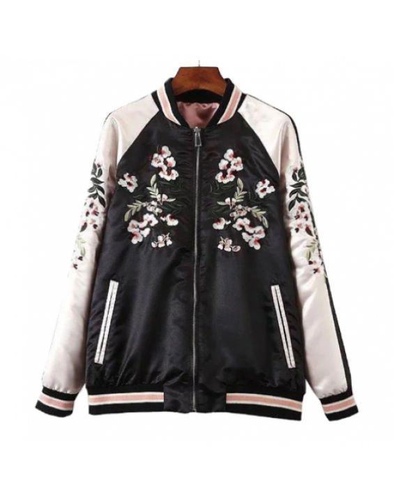 BYDI Jaqueta Bomber Dupla Face Floral